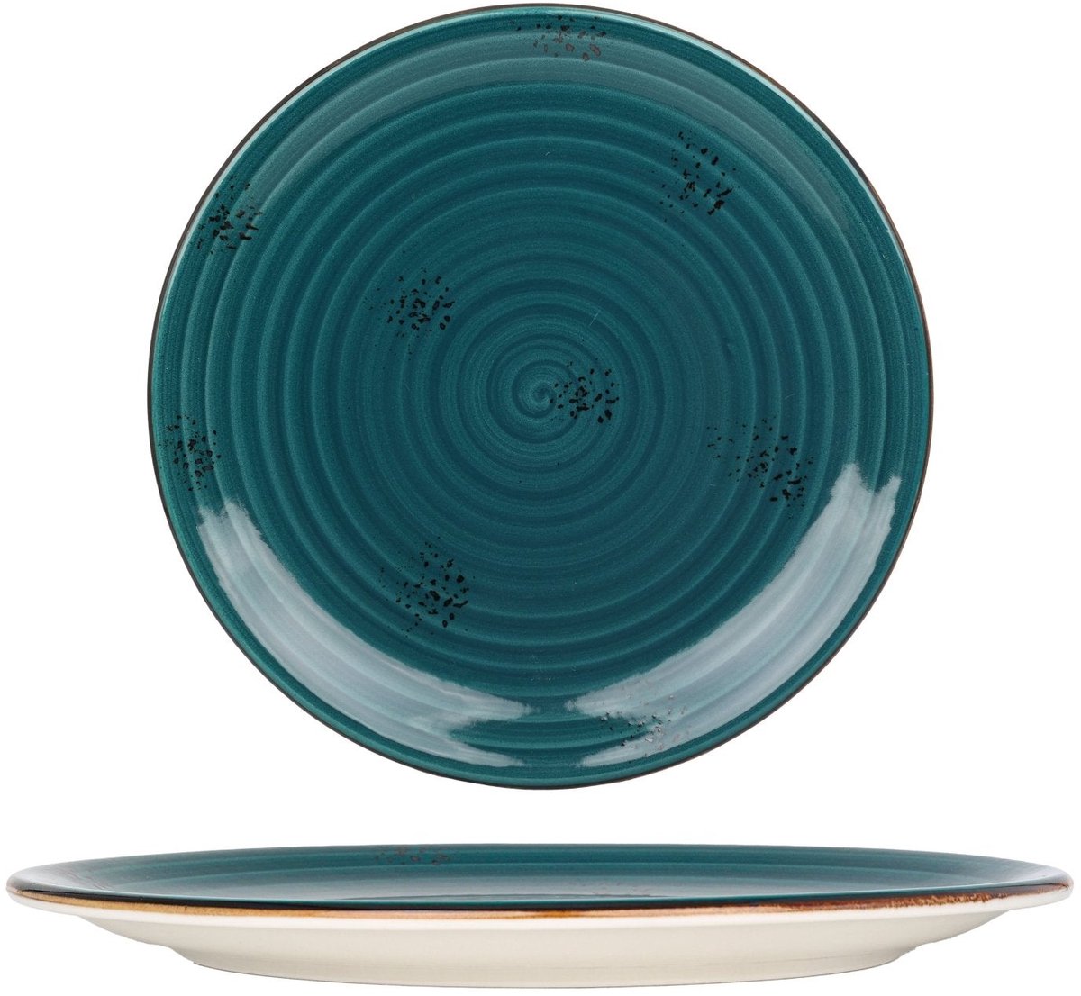 By Bone Dinerbord - Harmony Tropical - Porselein - 27 cm - set van 6