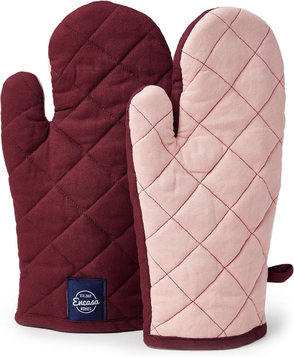 Extra Lange Ovenwanten Hittebestendig – Set van 2 voor Keuken en BBQ