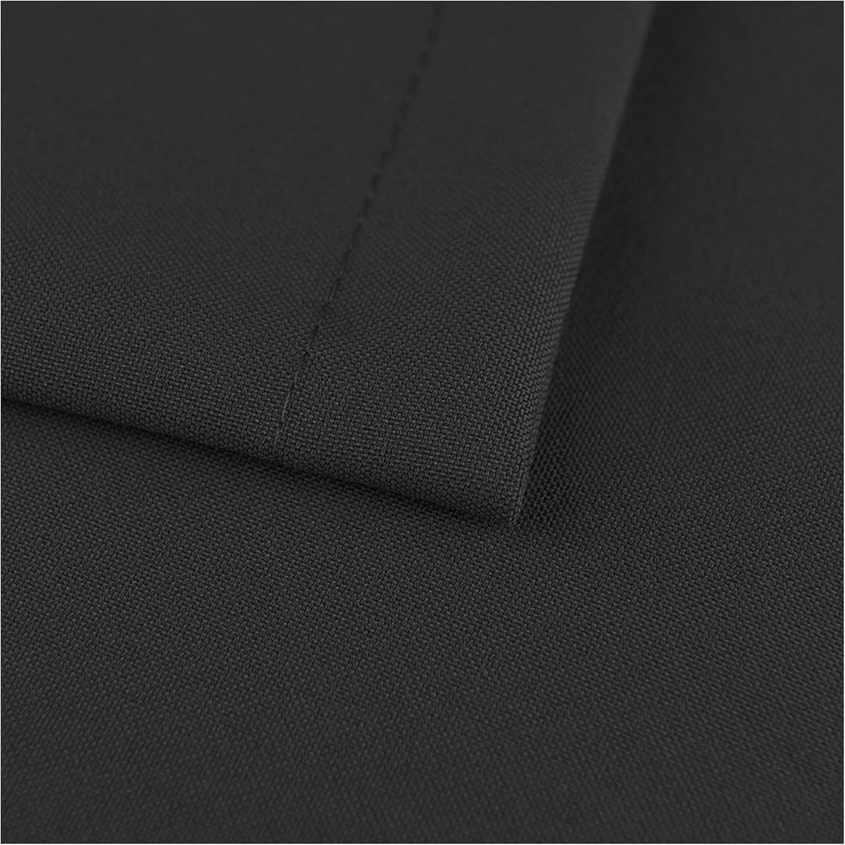 Duurzaam Krasbestendig Tafelkleed Polyester voor Binnen en Buiten - Zwart 140x200 cm