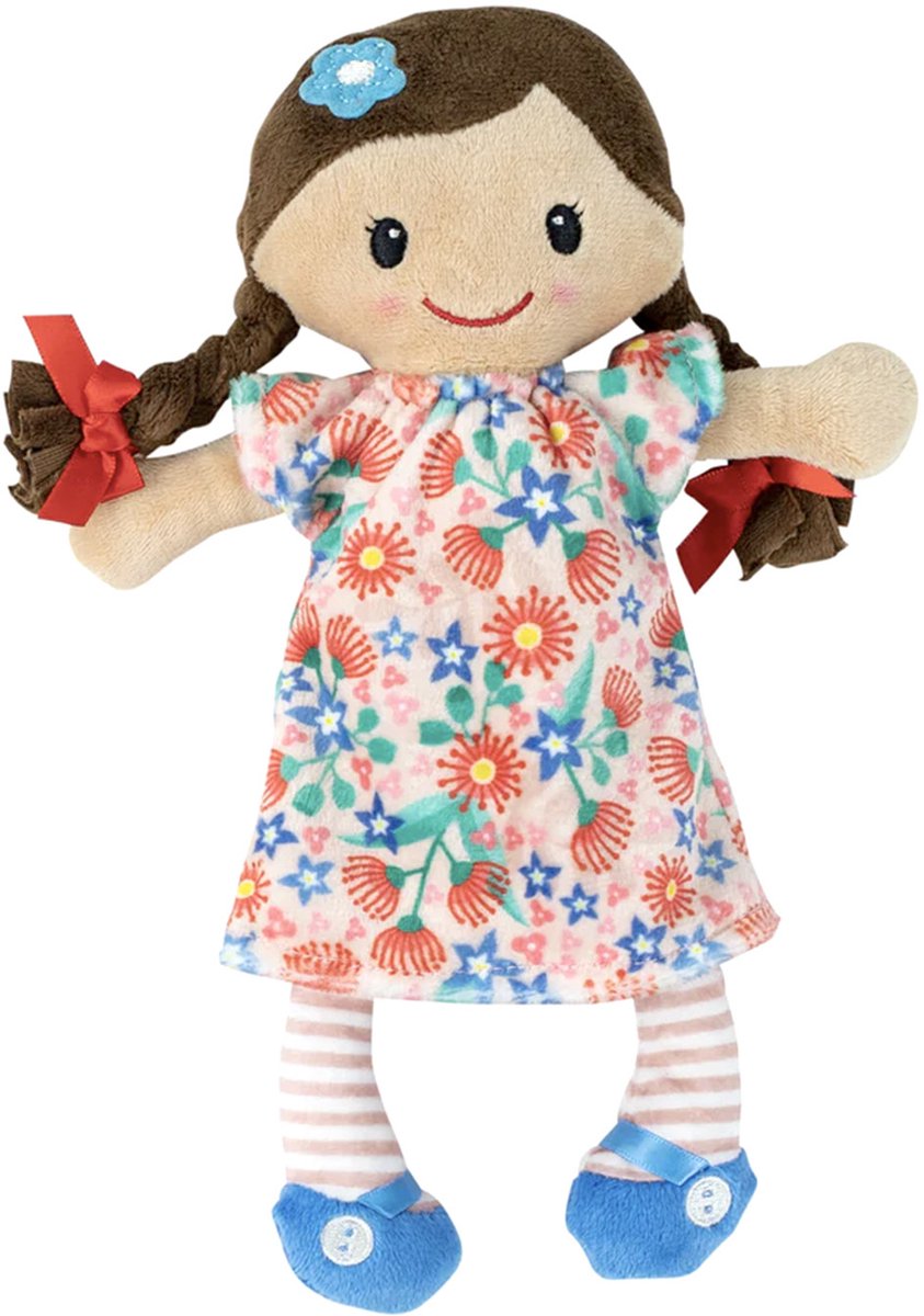 Tiger Tribe - Knuffelpop voor kinderen, matilda - Rood