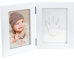 Happy Hands Double Frame Small Gipsafdruk Hand - 13x17 cm.