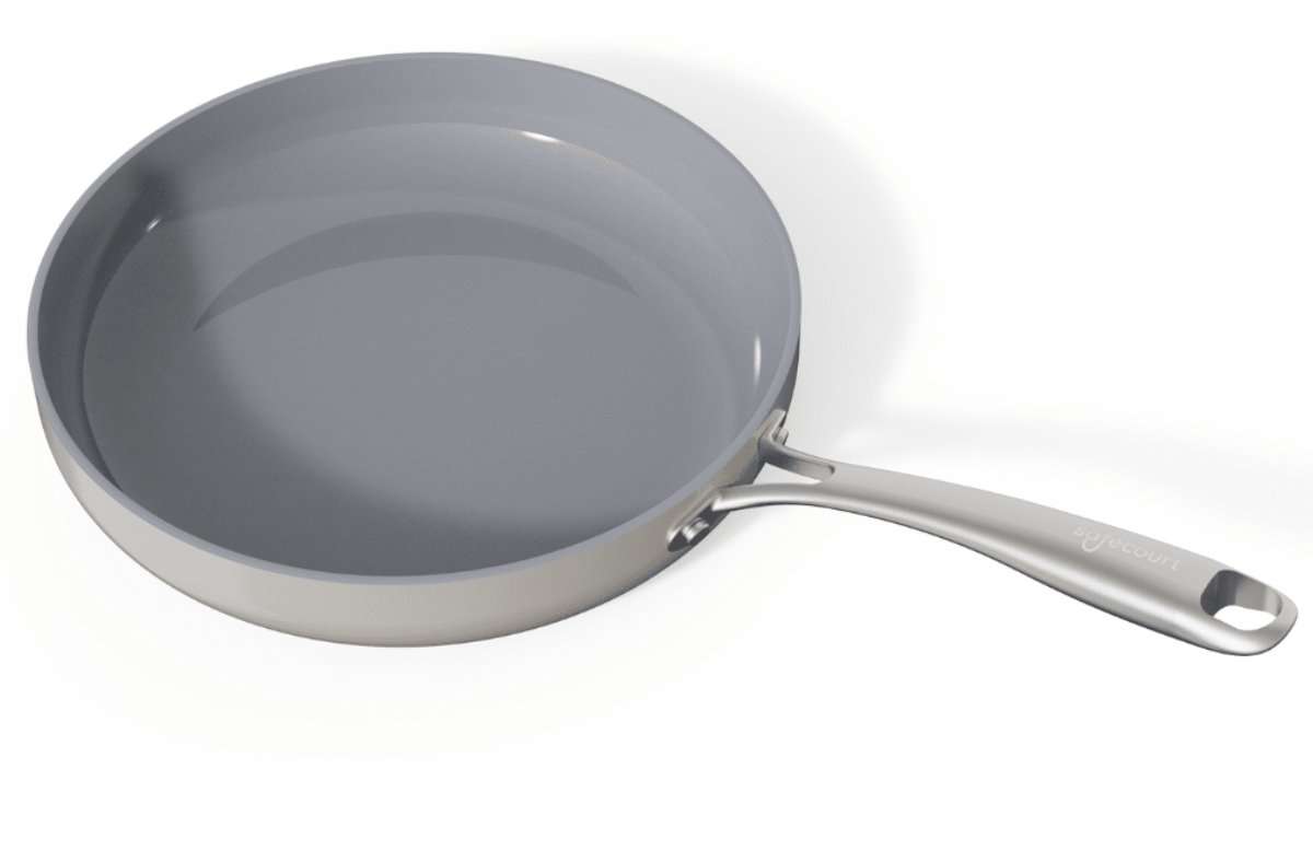 Safecourt Kitchen Keramische koekenpan - Ø 28 cm Pan - Inductie, Elektrisch, Keramisch & Gas - PFAS & PTFE vrij