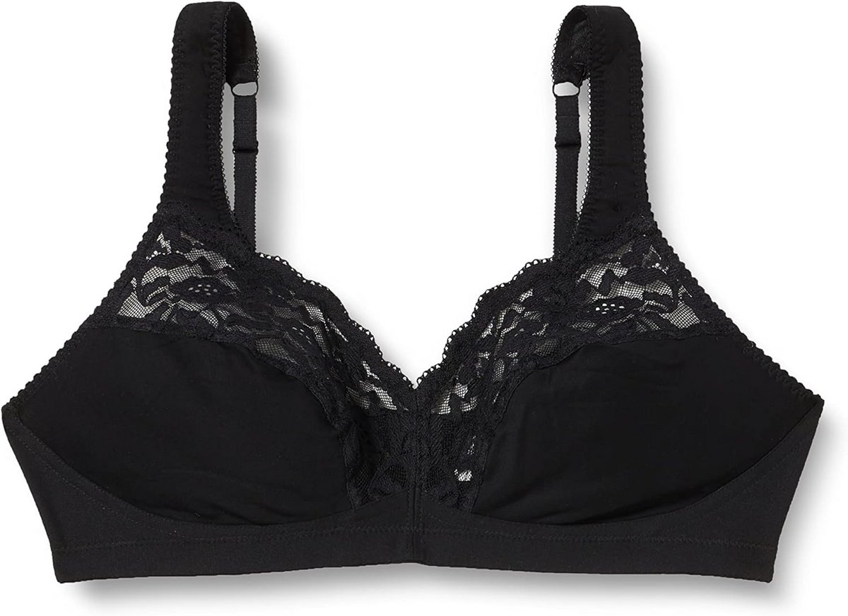 Comfortabele BH met brede, Gewatteerde Bandjes zonder Beugel