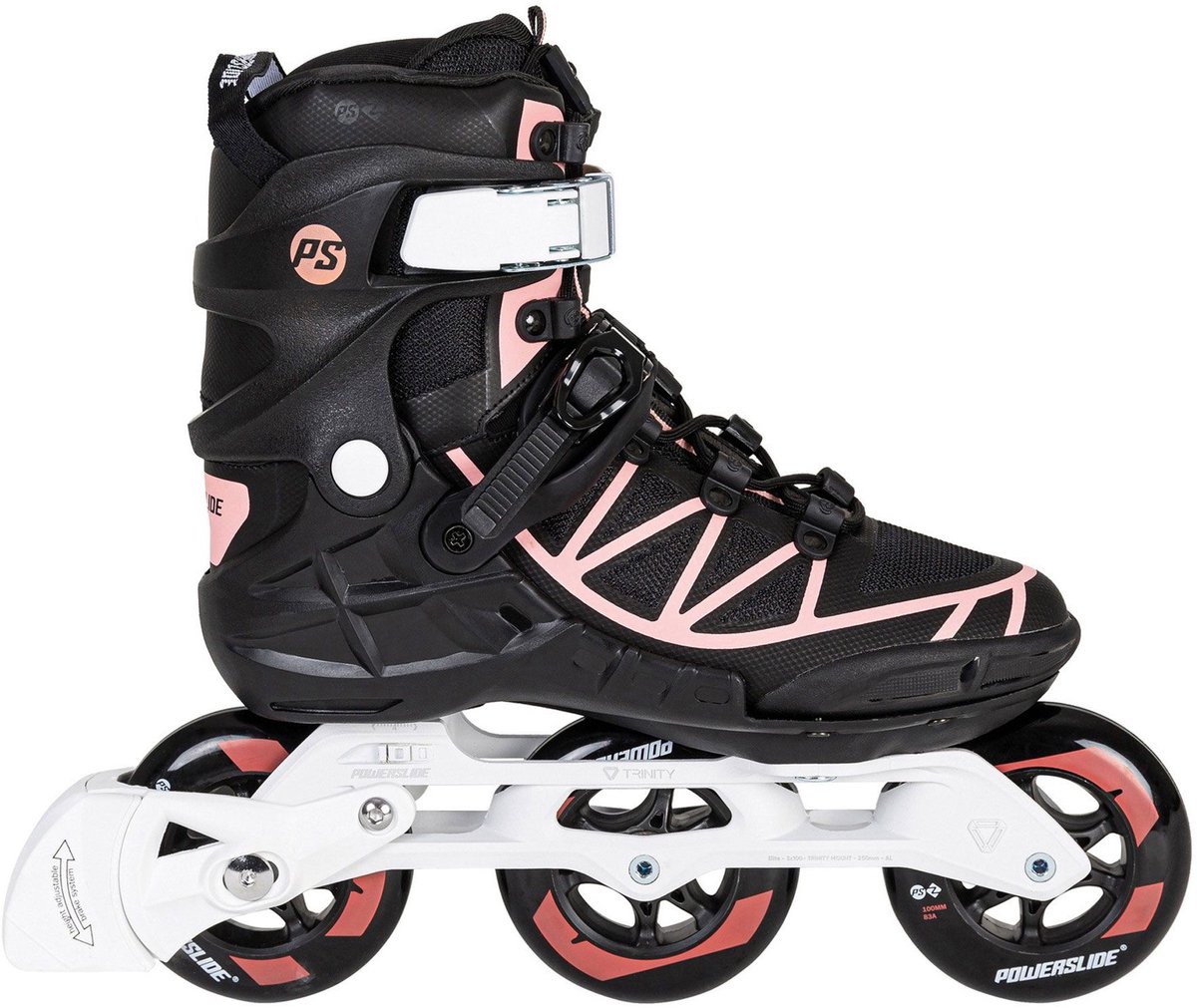 Powerslide Phuzion Argon 100 Skates Senior Zwart