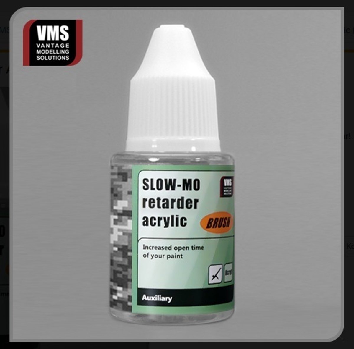 VMS Slow-Mo Retarder for Brush Acrylics – Acrylverf Vertrager voor Penseel | Verlengt Droogtijd | 30 ml