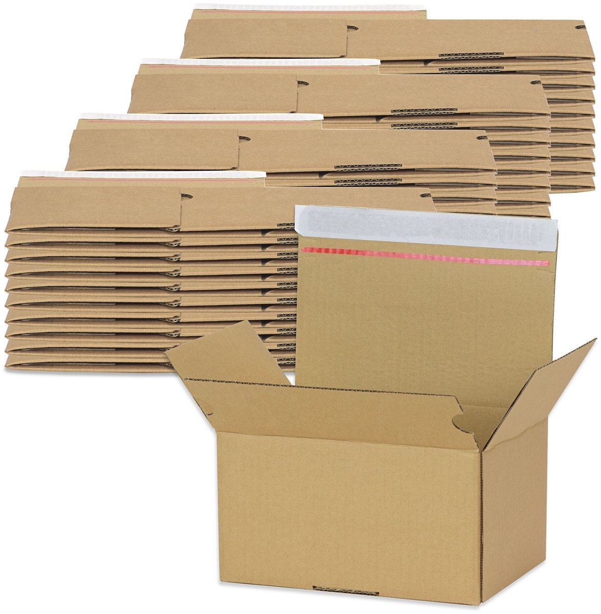Oputec 40 x verzenddoos vouwdoos pakket automaat AK-35 213 x 153 x 109 mm
