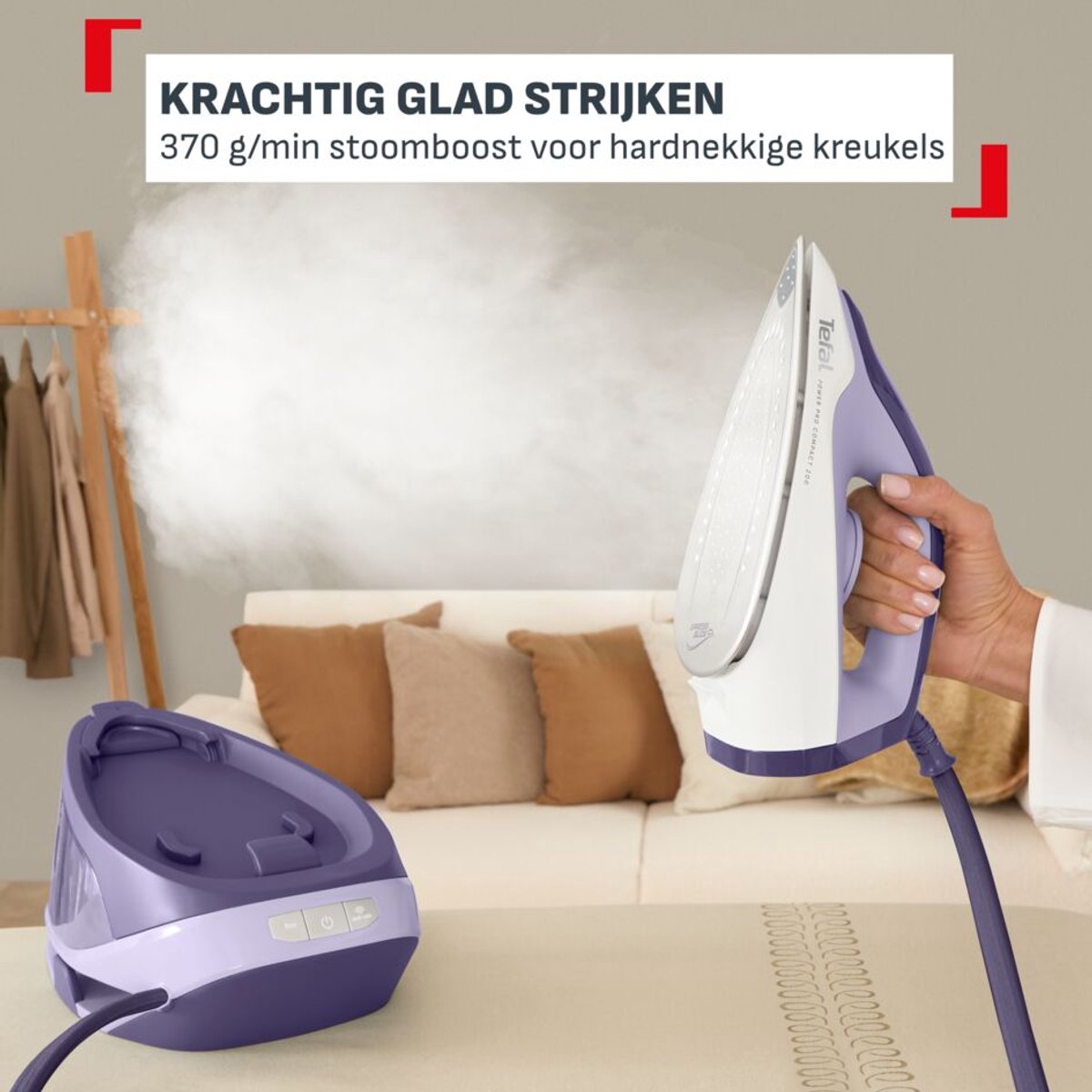 Tefal Power Pro Compact 200 SV6211 - Stoomgenerator - Ergonomisch - Krachtig - Antikalk — afbeelding 5