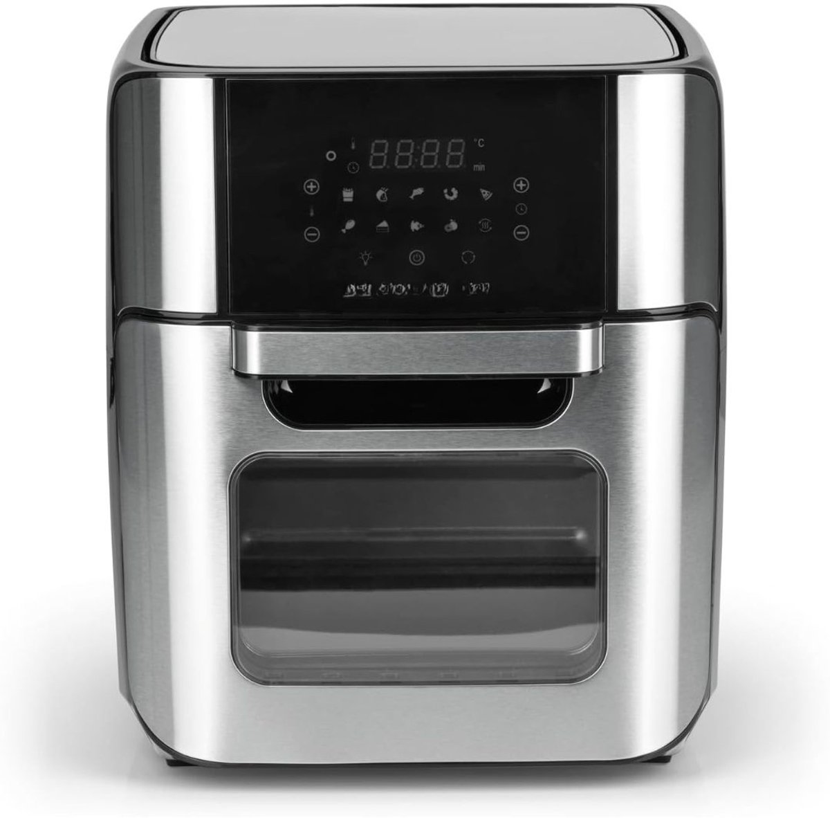 MIRA® Heteluchtoven - Oven - Airfryer Oven- Zilver - 38cm x 33cm x 37cm