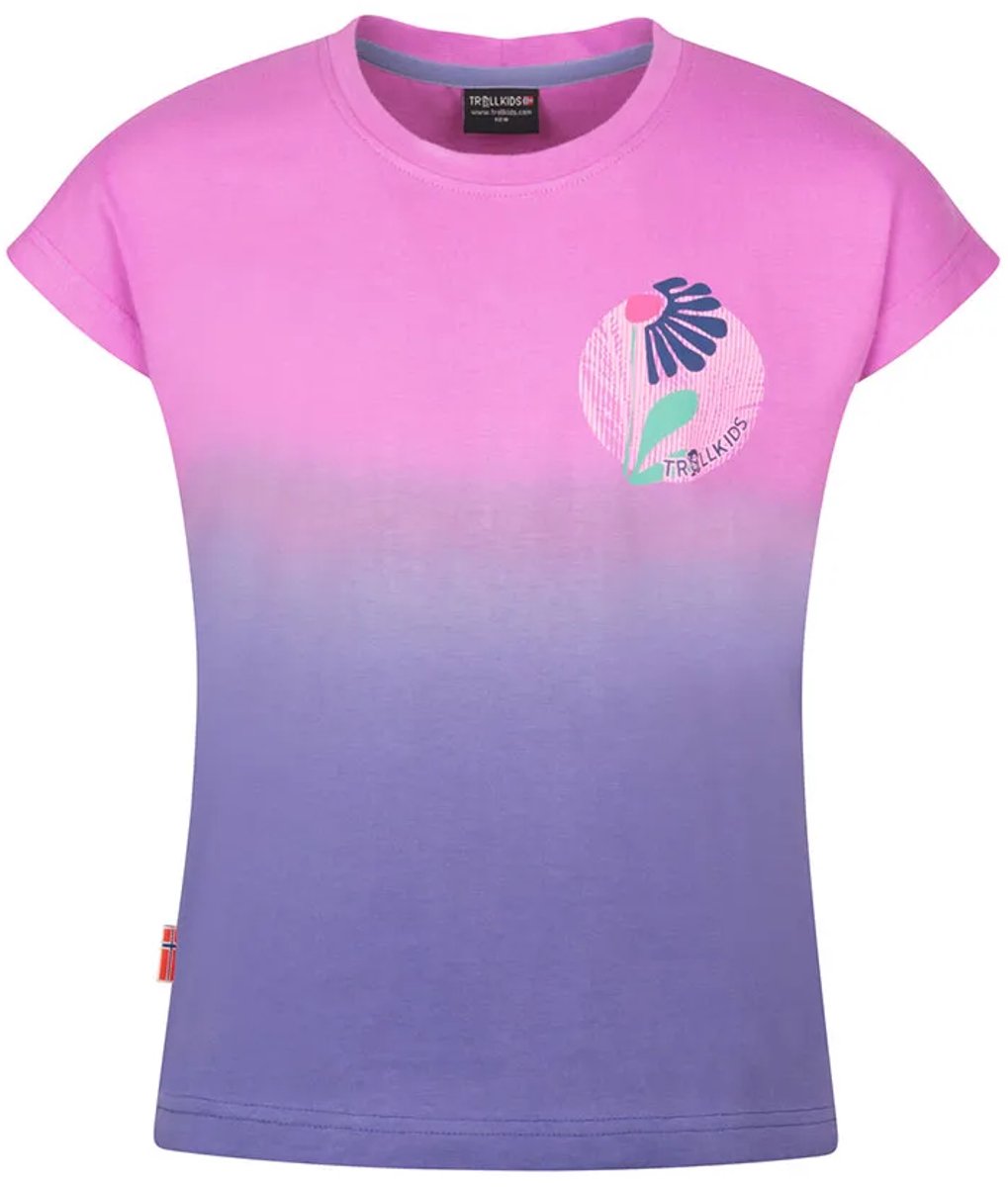 Trollkids Yttersand Beach T-shirt Met Korte Mouwen Paars 164 cm Jongens,Meisjes
