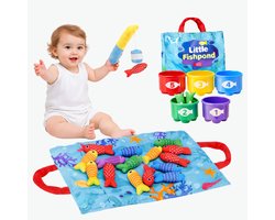 Stoffen visspel voor baby's