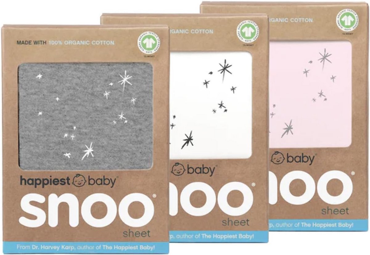 100% Biologisch Katoen Hoeslaken voor Babywieg - Één Maat