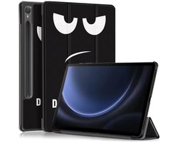 Tablet Hoes Geschikt voor Samsung Galaxy Tab S10 Lite / S10 FE / S9 FE / S9 | Book Case met Standaard | Kunstlederen Beschermhoes | Tri-fold | Touch Print