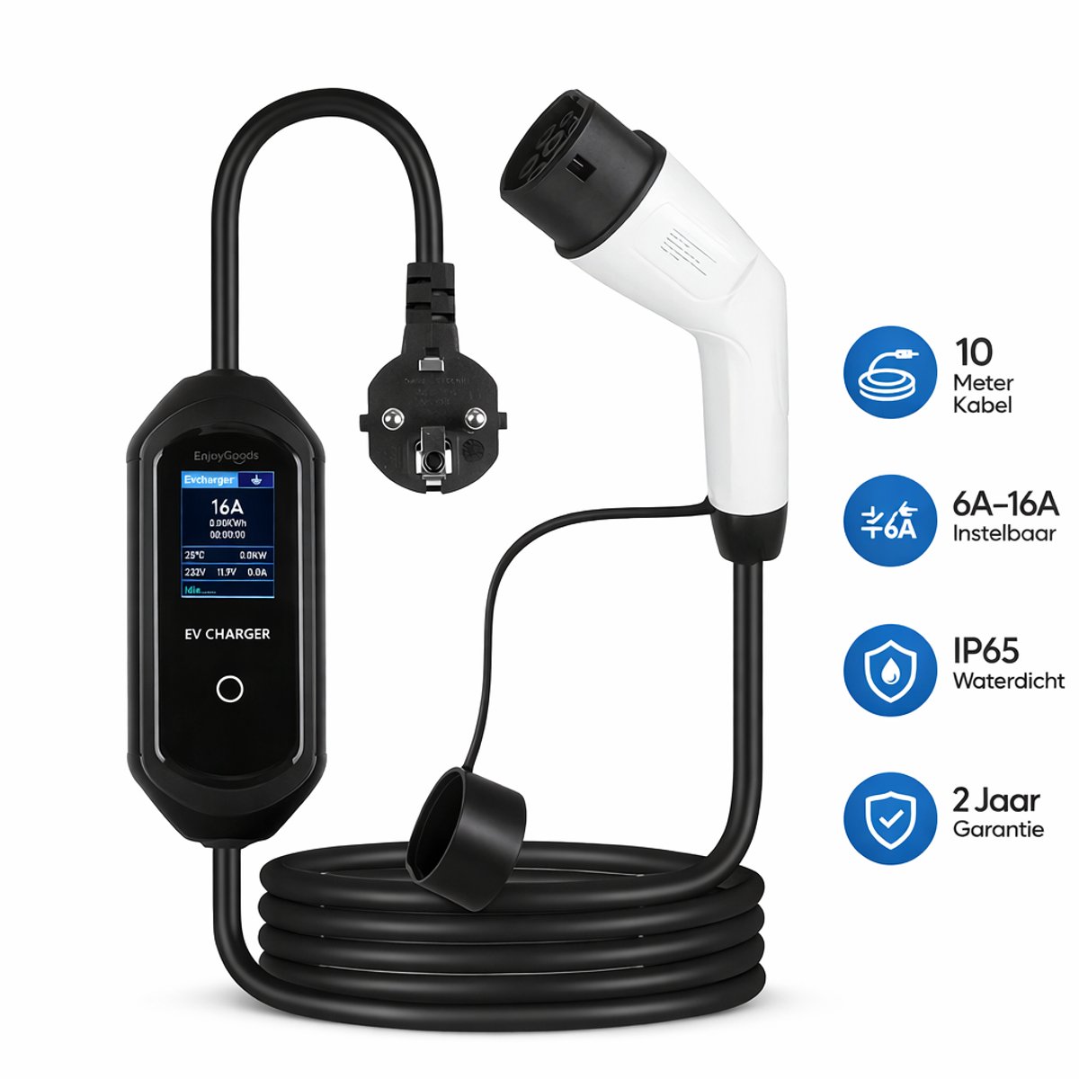 GenietGoods® Slimme Thuislader - Waterdicht - Instelbare Snelheid