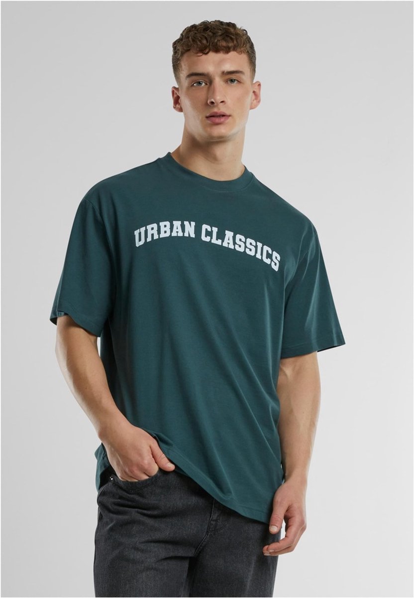 Urban Classics UC College Logo Tall Heren Tshirt XL Groen