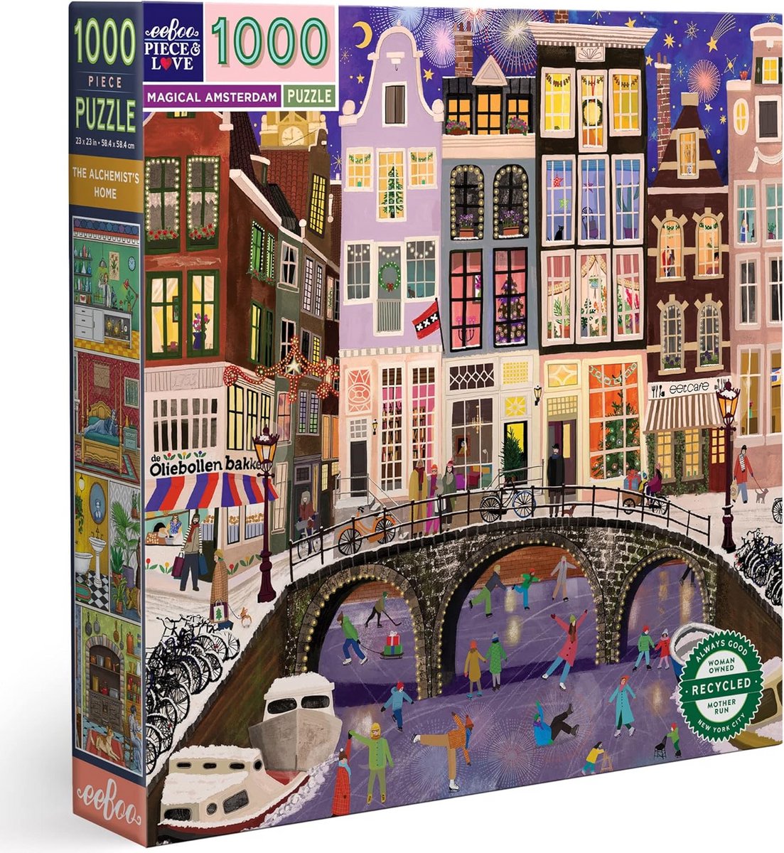 Mooie Puzzel van 1000 stukjes met een Magisch Amsterdam Thema