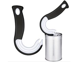 Dekselopener – Blikopener - Allesopener - Multifunctionele Opener - Ingeblikte opener - Haak blikopener - J-vormige keukenhulp - Keuken Hulp – Blikopener - LOUZIR