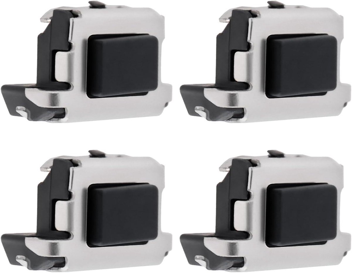 Allecto- Slimme horloge knop schakelaar - Garmin Fenix 6X Pro Solar - 4 stuks - Compatibel - Zwarte uitvoering.