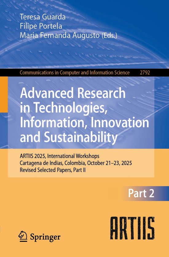 Springer Nature Proceedings Computer Science 2 - Advanced Re ... - cover