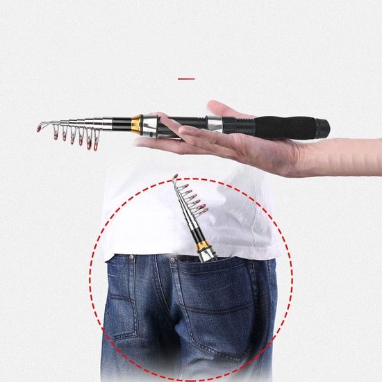 Vissen Stok Zee Mini Korte Draagbare Hengel - Ijs Hengel 1.2m 1.7m 2m - Vissen - Hengel - Hengel van VISSEN — afbeelding 4