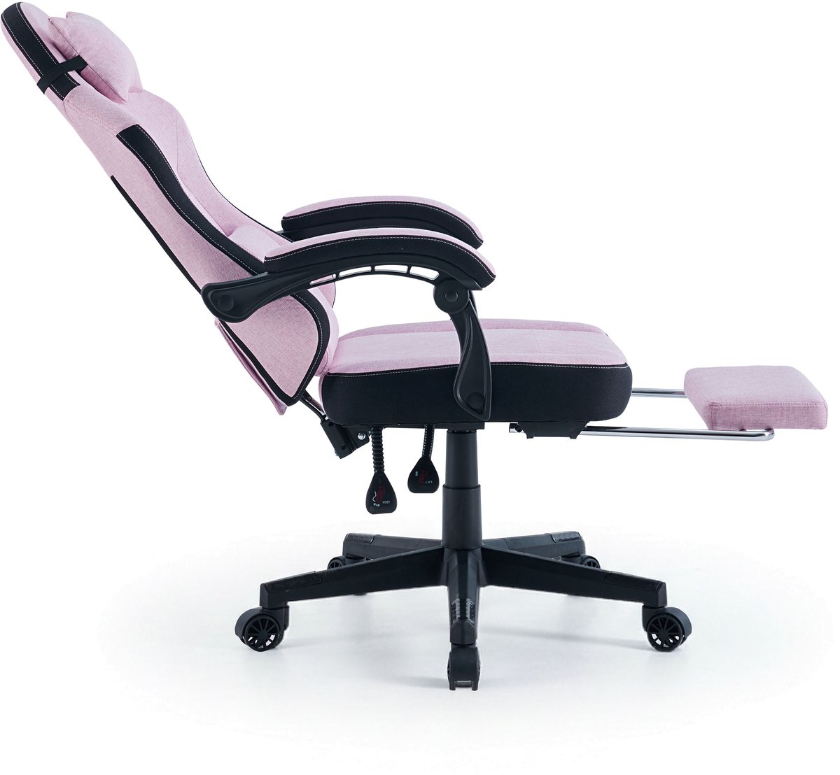 VDD Gaming Chair Roze met Massagefunctie - afbeelding 2
