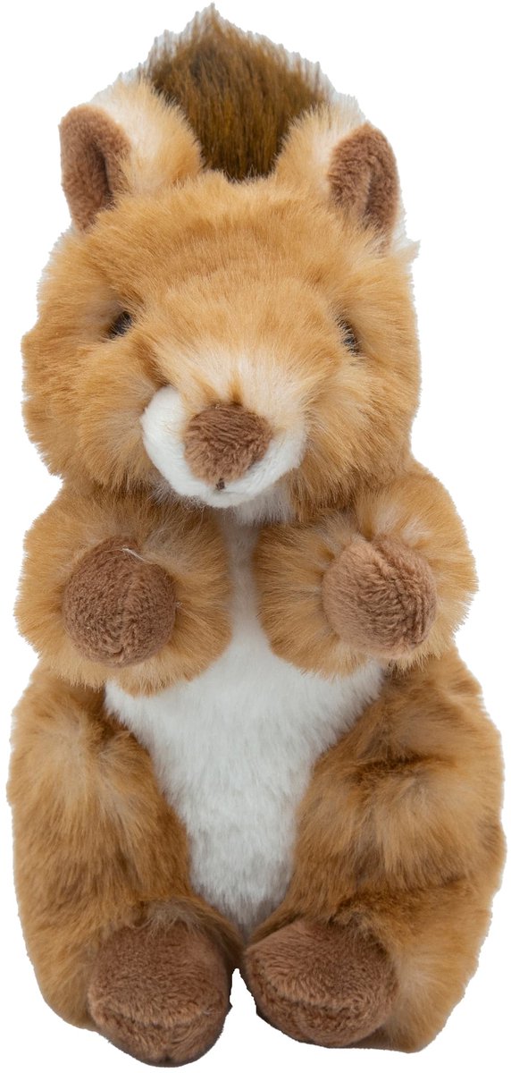Cute since 1999 - Knuffel Eekhoorn - Zittende Eekhoorn speelgoed - Baby knuffel - 14cm