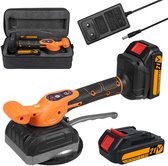 Accu Tegeltriller – 21V – Draadloze Tegelzuignap 13cm – 2 Batterijen 6500mAh – 5 Snelheden – Voor Wand & Vloer Tegels