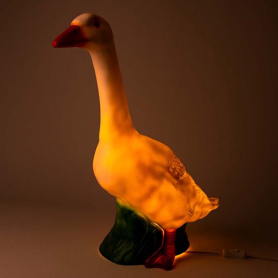 Egmont Toys Heico Gans lamp - 60 cm - Nachtlampje Kind - Nachtlamp Babykamer - Grote Gans - Inclusief LED & Transformator van Merkloos — afbeelding 3