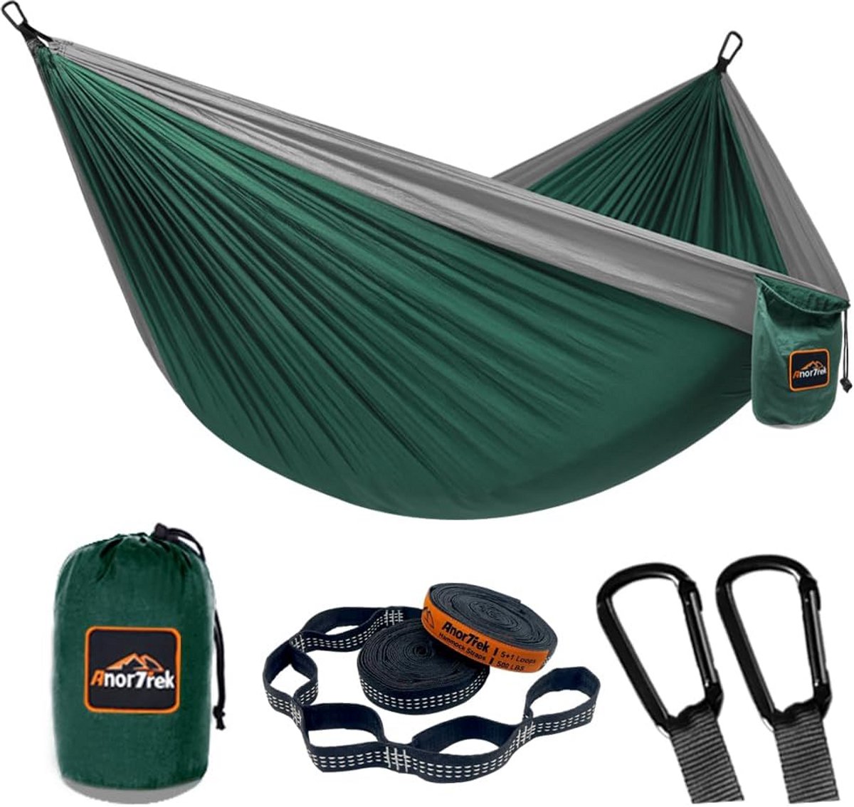 Lichtgewicht Camping Hangmat met Boomriemen - Draagbaar voor Reizen en Wandelen