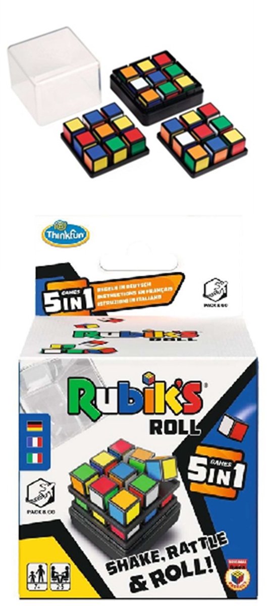 Rubik's Roll Shake Rattle Roll - Breinbreker - 5 games in 1