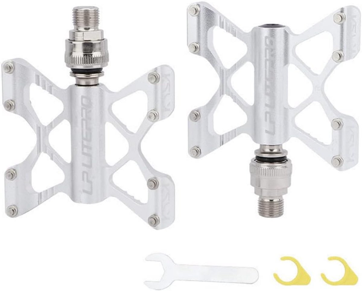 Opvouwbare Fiets Pedalen - Aluminium Dubbelzijdig Quick Release Anti-Slip