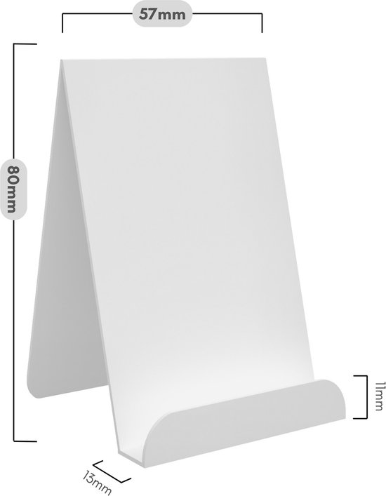 Support pour carrelage en métal - Support pour carrelage JOY White - HOYA living (support pour carrelage - support pour carrelage en acier - support pour carrelage en métal - convient également pour les carrelages Story )