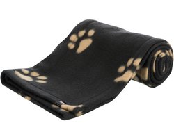 Trixie Beany Fleece Hondendeken Beige - Zwart 100 x 70 cm