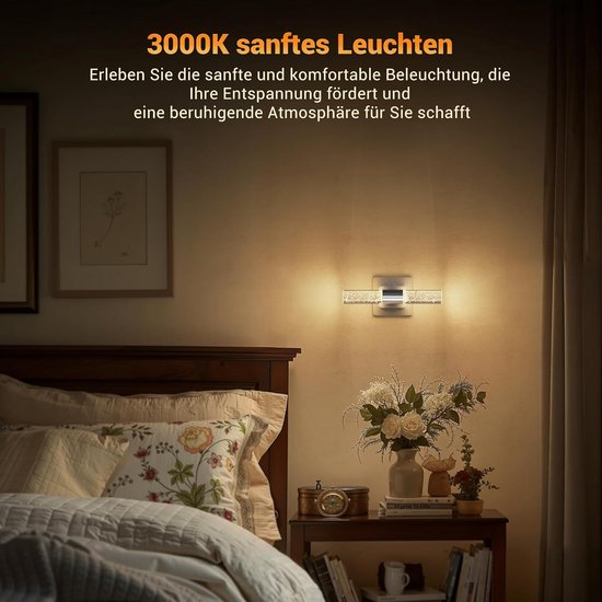 Nachtlampje met Schemeringssensor voor Stopcontact - Dimbaar en Draaibaar Warmwit LED van Merkloos — afbeelding 5