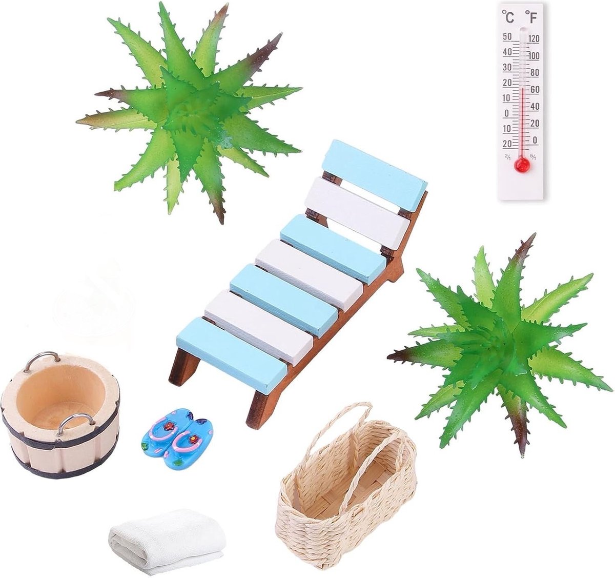 rOCKETSHOPPERS Miniatuur Sauna Accessoires Set