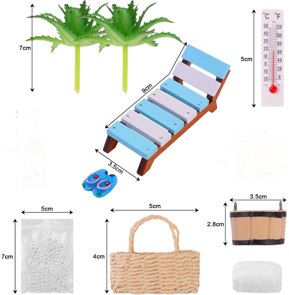 rOCKETSHOPPERS Miniatuur Sauna Accessoires Set thumbnail 3