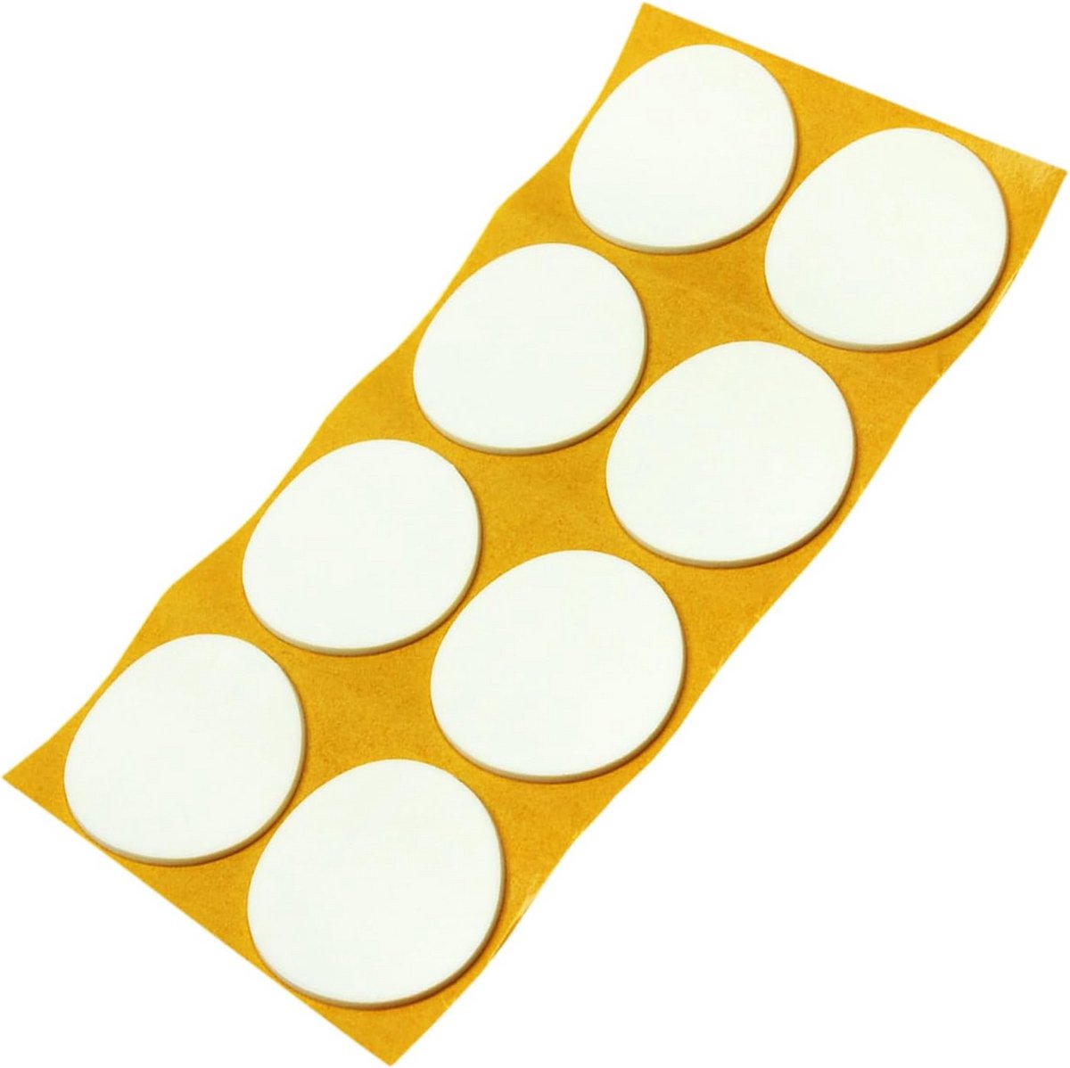 8x Zelfklevende Antislip Pads Wit Rond Ø 50mm EPDM Rubber voor Meubels en Vloeren