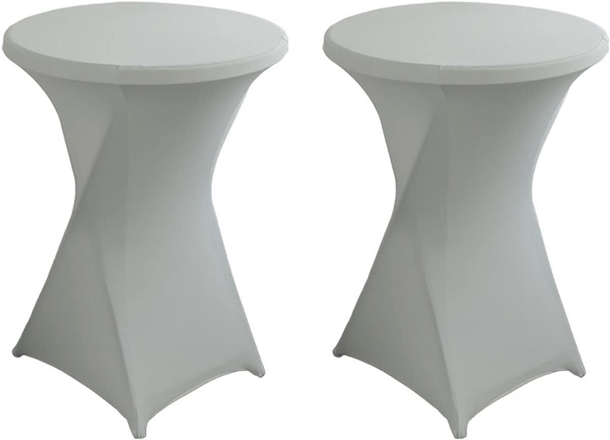 2x Stretchy Tafelbeschermer voor Ronde Bartafel Ø60-80 cm - Elastisch, Sneldrogend en Onderhoudsarm