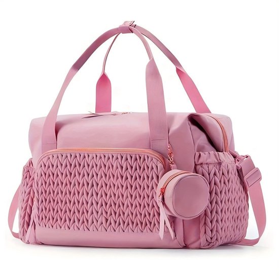 Luiertas - Ruime reistas - Zwangerschapstas - Babytas - Met speenhouder - Ruime opbergtas - Multifunctionele reistas voor moeder en baby - 45.5 x 30 x 23 cm — afbeelding 2
