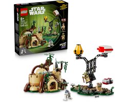 LEGO® Star Wars™ SMART Play™: Yoda's Hut en Jedi Training - Bouwspeelgoed voor Rollenspellen - Compatibele Set met 2 SMART-Tags en 2 LEGO Minifiguren - Cadeau voor Jongens, Meisjes en Kinderen Vanaf 8 Jaar - 75422 Image