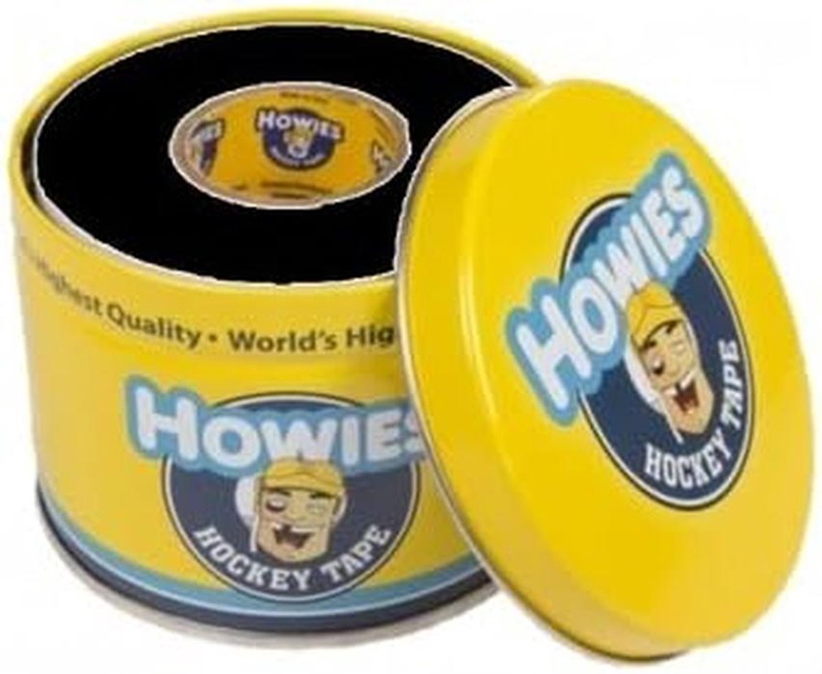 3x Zwarte IJshockeystick Tape Set met Metalen Blik - Duurzame Grip en Bescherming