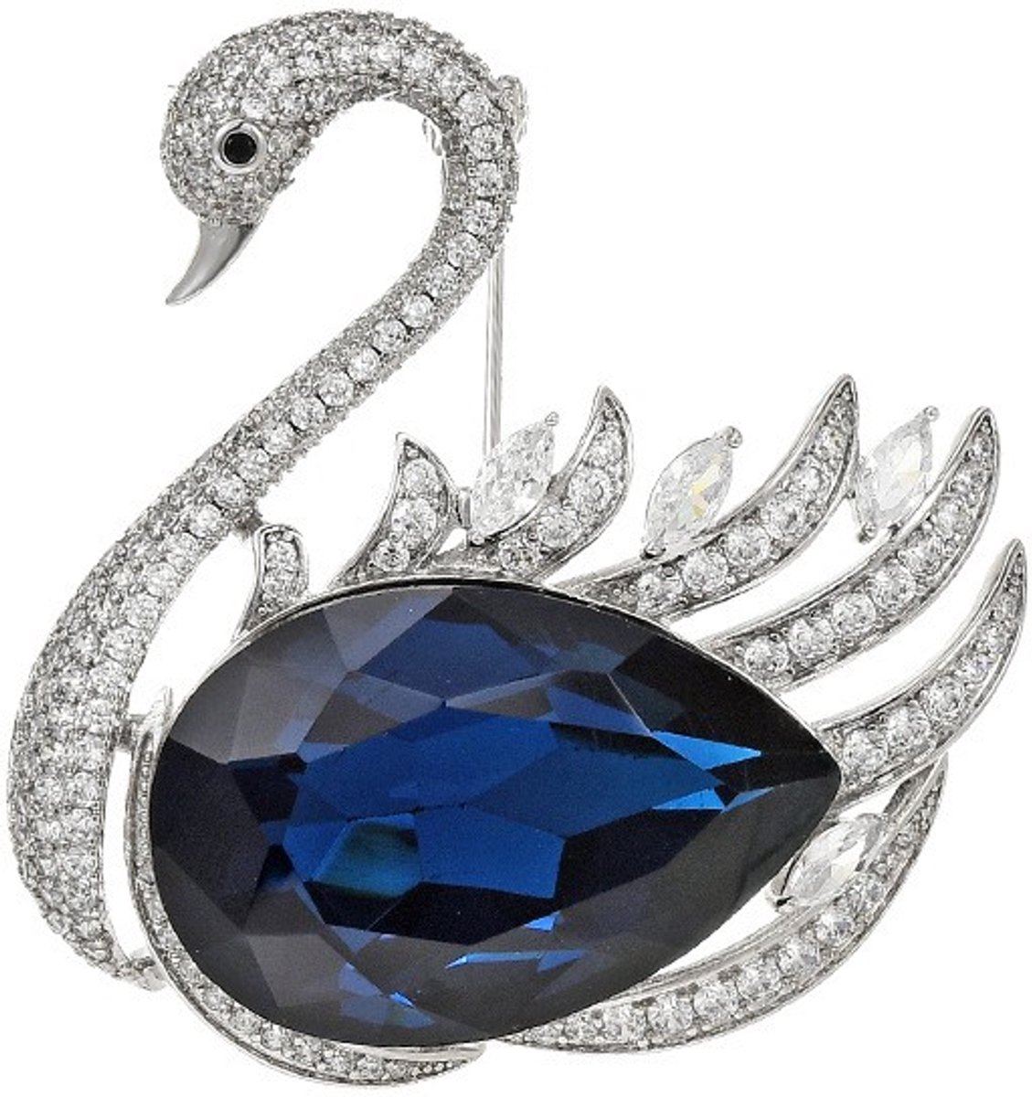 Goldpulse Broche - Dames Broche - dames sieraden - broch - kubieke zirkonia - verfijnd en elegant