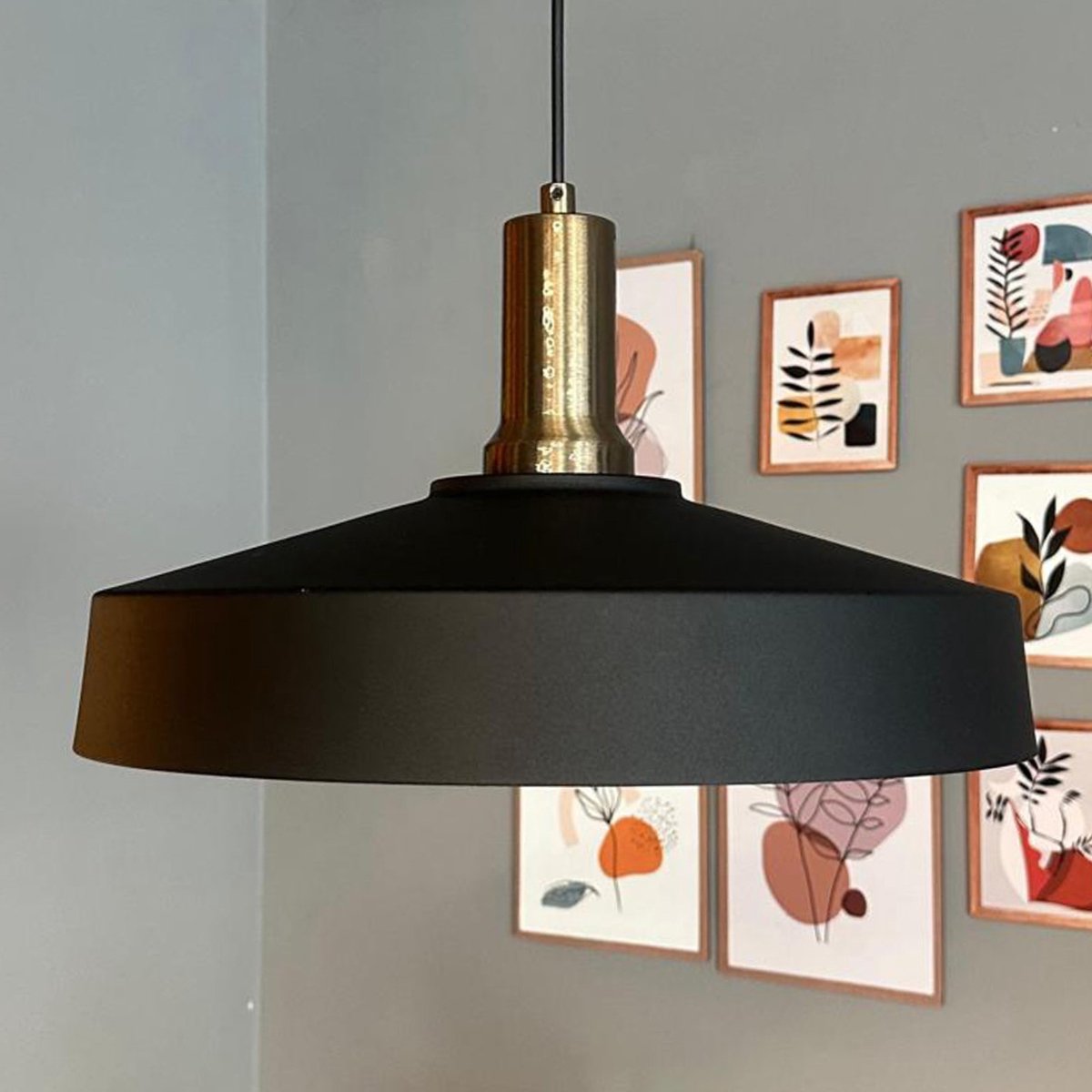 Bamyum Ace Hanglamp Industrieel Metaal Ø39 cm, Vintage Hanglamp, E27 Pendellamp