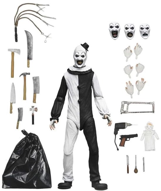 NECA Terrifier Action Figure Ultimate Art the Clown 17 cm Action Figuur