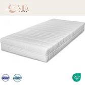 MIA Sleep Hotel Matras - 80x210 - Koudschuim Matras - Circa 17 cm dik - Luxe Tijk - Afritsbare Hoes- HR45 Schuim