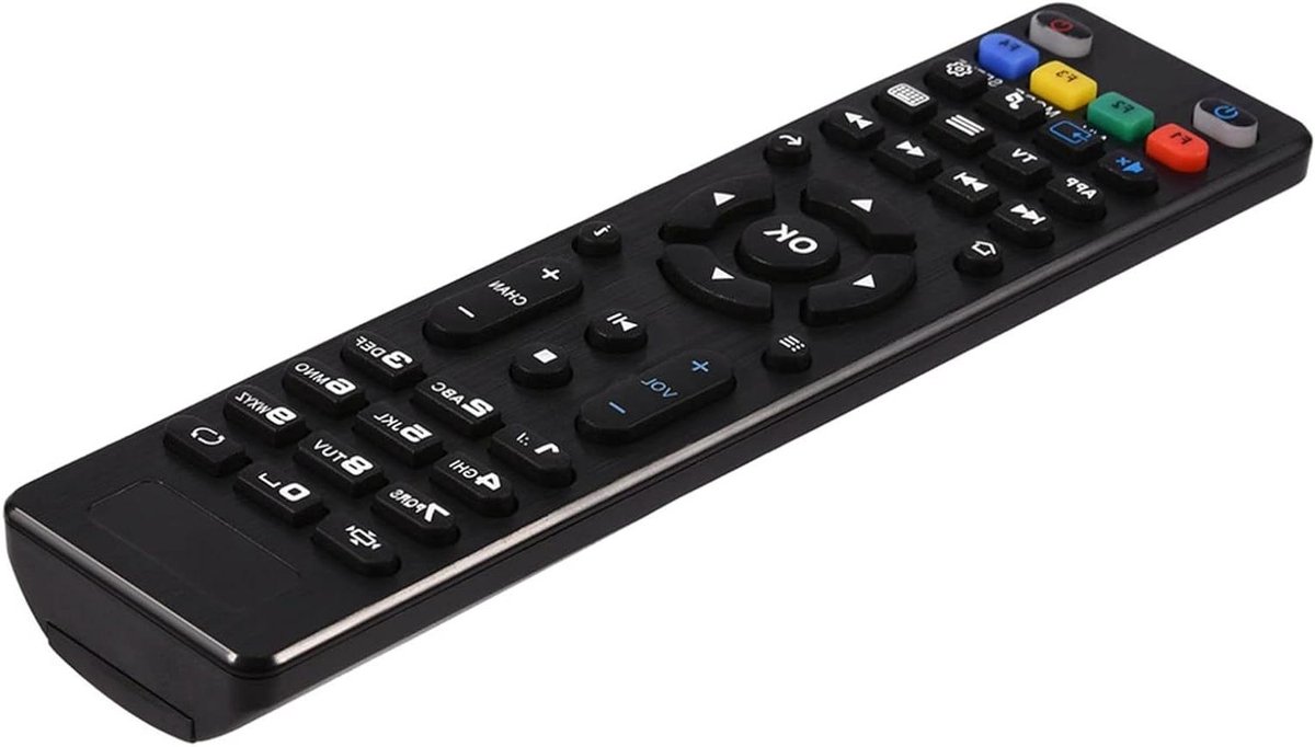 Afstandsbediening voor IPTV - Zwart - Vervanging voor TV Box - Geschikt voor diverse modellen.