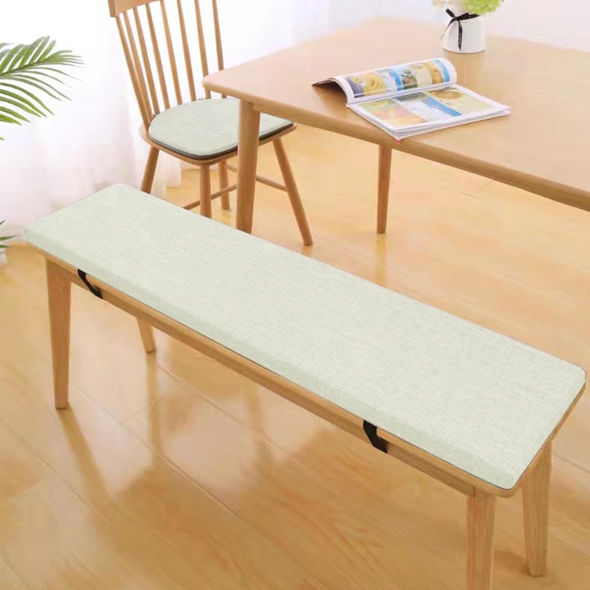 Comfortabel Zitkussen 170x45x3 cm Dik en Wasbaar - Geschikt voor Binnen en Buiten