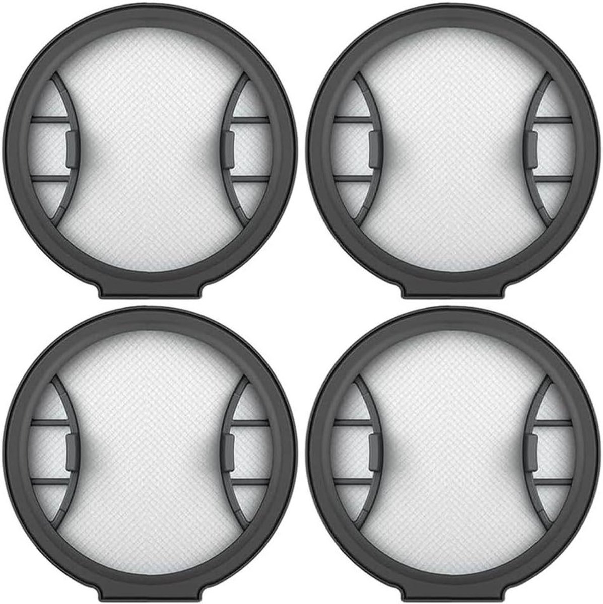 Filtersets voor draadloze stofzuigers - compatibel met P-h'2000/3000-serie - XC2011 XC2012 XC3031 XC3032 XC3033 XC3131 XC3132 XC3133 (XV1630/01) - 4 stuks - hoge kwaliteit - vervangbare filters