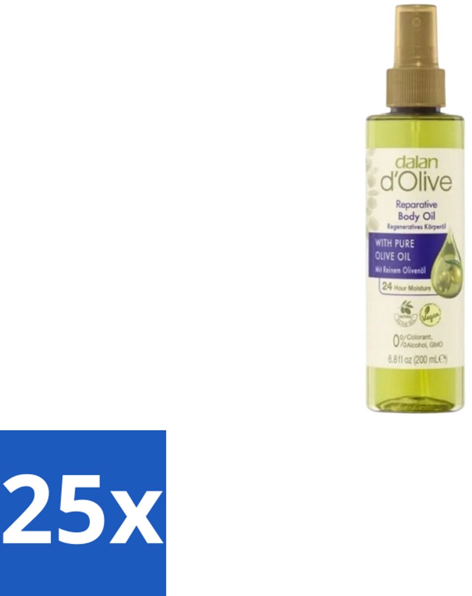 Dalan d’Olive – Body Oil – Reparative – 200 ml - Bulkverpakking - 25 stuks