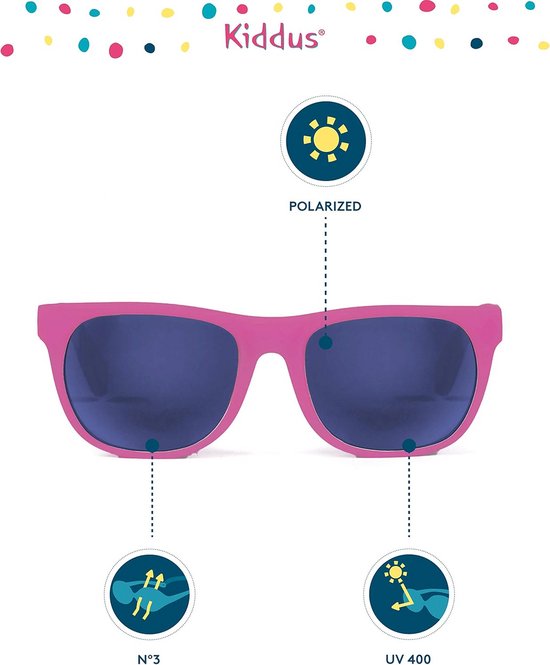 Kind zonnebril Verkleurend UV400 Gepolariseerd Meisjes Jongens 6-8 Jaar van Merkloos — afbeelding 2