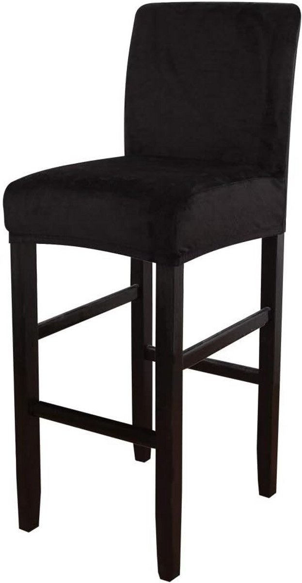 Fluwelen Barstoelhoes Set - Elastische, Afneembare en Wasbare Zittingbeschermer
